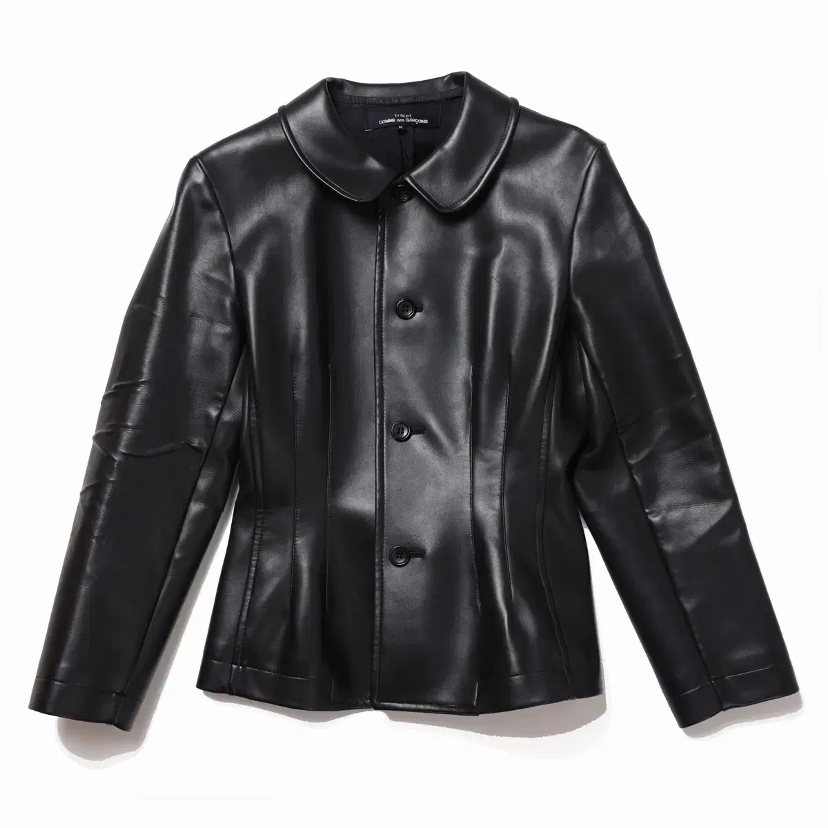 tricot COMME des GARCONS Leather Jacket